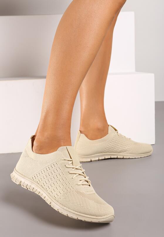 Beżowe Buty Sportowe Palessa 2