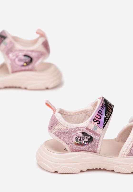 Różowe Sandały Phenerine 3