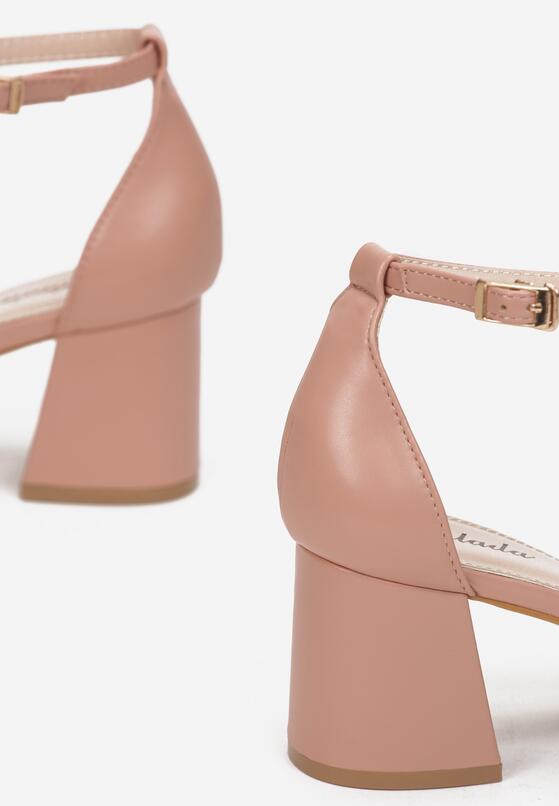 Pantofi cu toc Roz 5