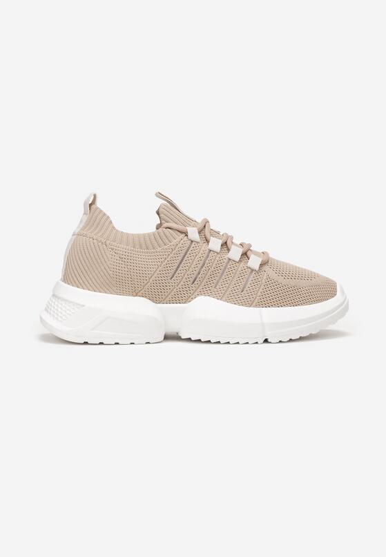 Ciemnobeżowe Buty Sportowe Oliera 3
