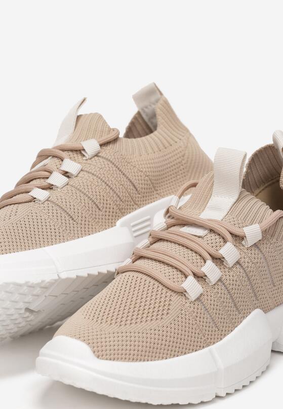 Ciemnobeżowe Buty Sportowe Oliera 5