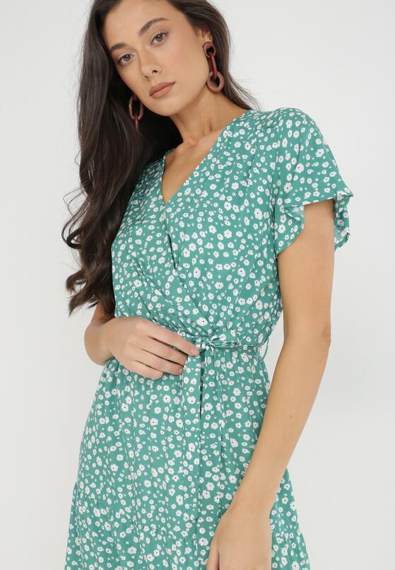 Zielona Sukienka Euphis 4