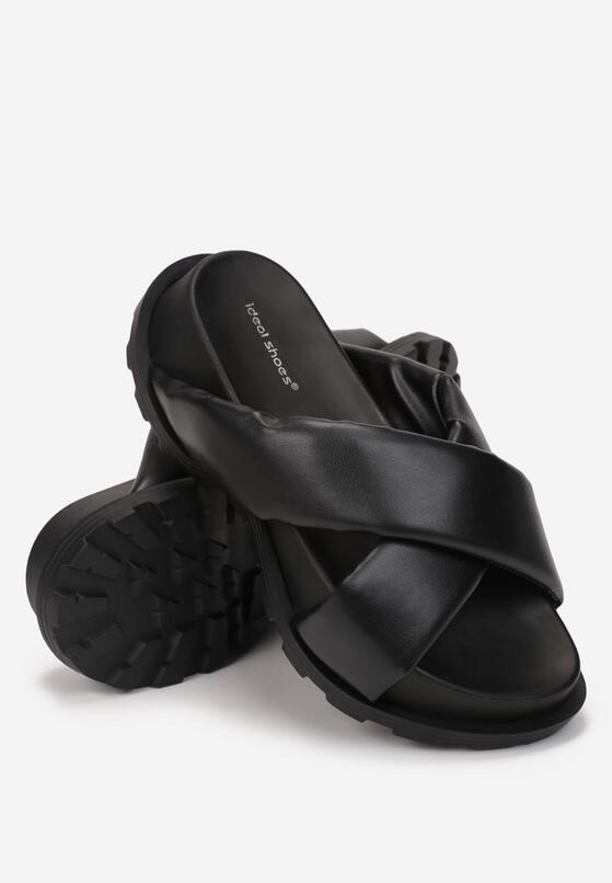 Czarne Klapki Kassopis 4