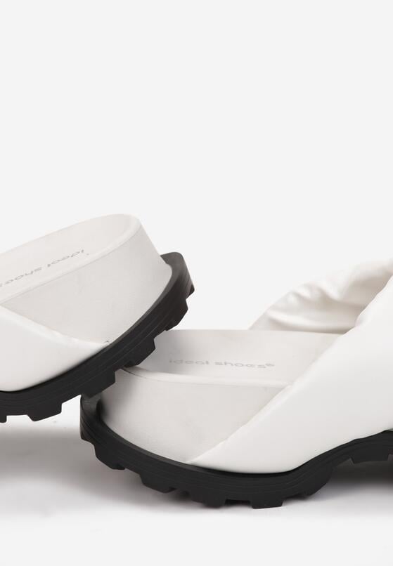 Białe Klapki Kassopis 5