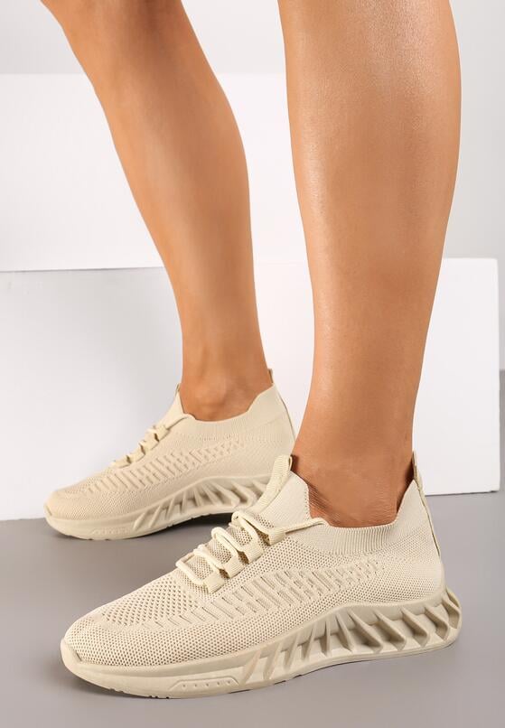 Beżowe Buty Sportowe Telephotis 1