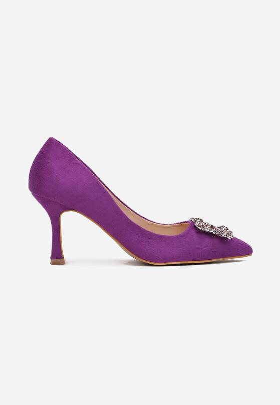 Pantofi stiletto Mov 3