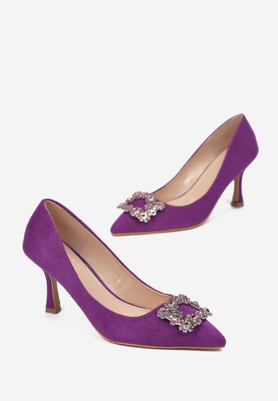 Pantofi stiletto Mov 4