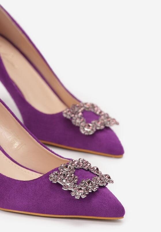 Pantofi stiletto Mov 5