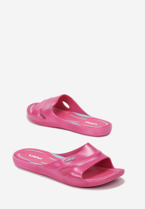 Fuksjowe Klapki Achon 4