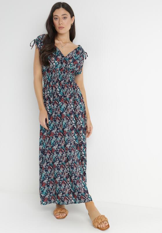 Granatowa Sukienka Soursa 1