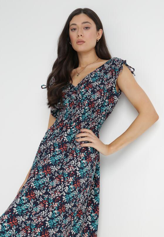 Granatowa Sukienka Soursa 4