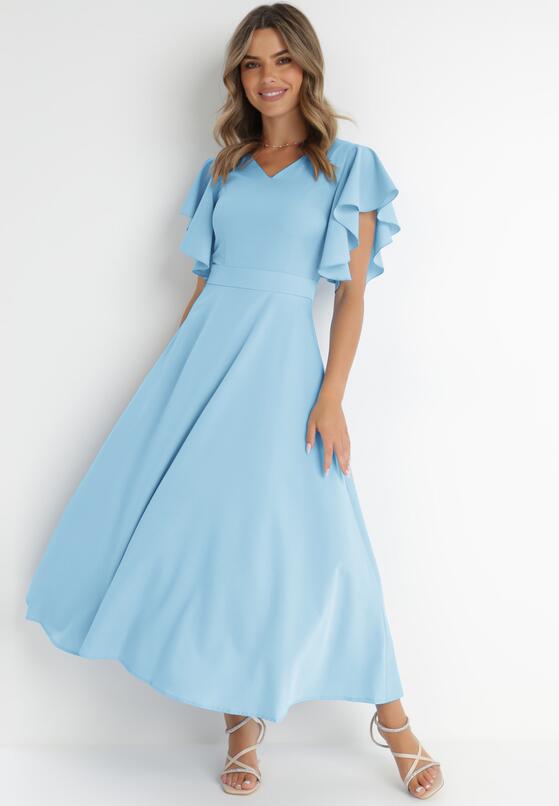 Niebieska Sukienka Emilienne