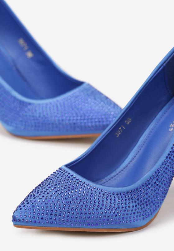 Niebieskie Czółenka Noram 5