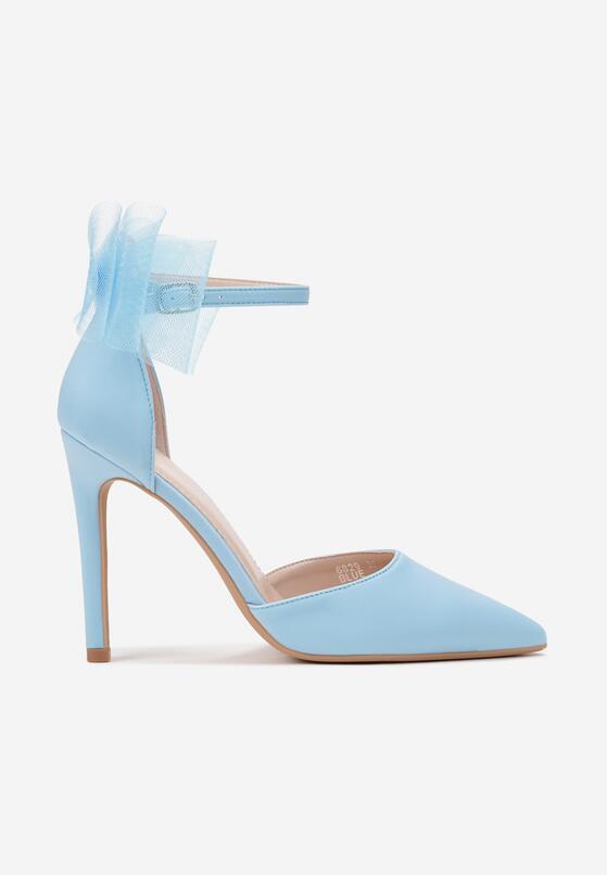 Pantofi stiletto Albaștri 3