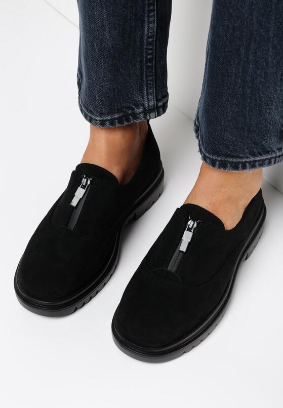 Czarne Półbuty Shvili 2