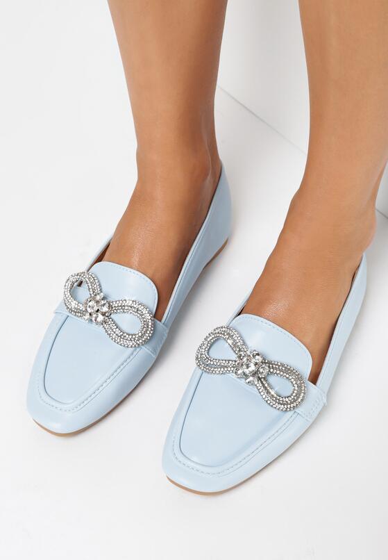 Mocasini Albastru deschis 1