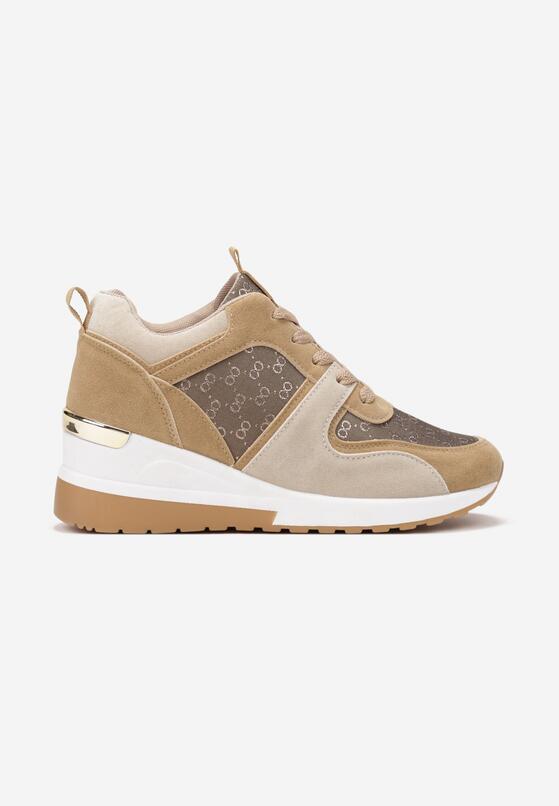 Ciemnobeżowe Sneakersy Tyrysus 3