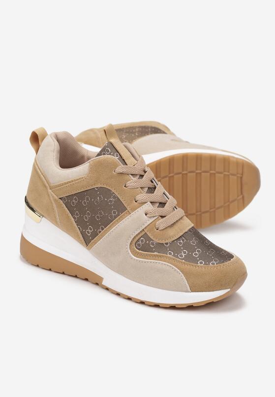 Ciemnobeżowe Sneakersy Tyrysus 4