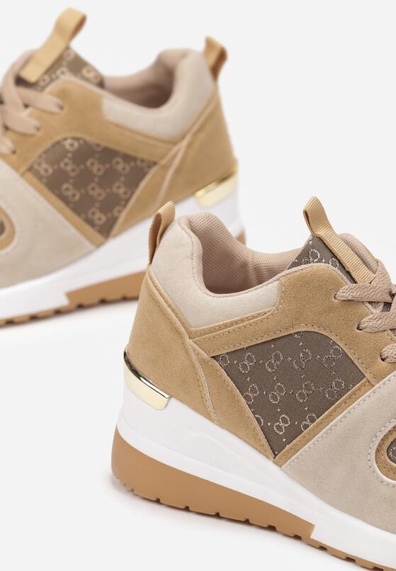 Ciemnobeżowe Sneakersy Tyrysus 5