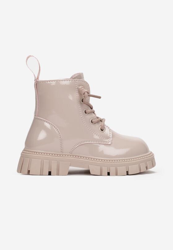 Beżowe Botki Bansi 1