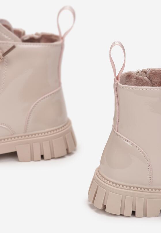 Beżowe Botki Bansi 3