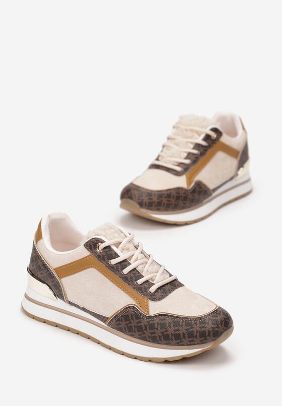 Sneakers Bej cu Maro 4