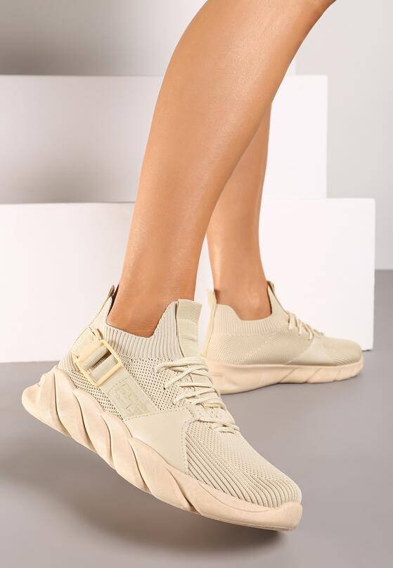 Beżowe Buty Sportowe Ancan 1