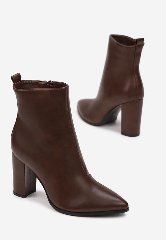 Brązowe Botki Aerotis 4