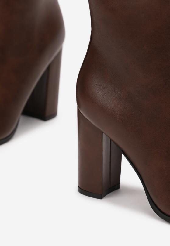 Brązowe Botki Aerotis 5