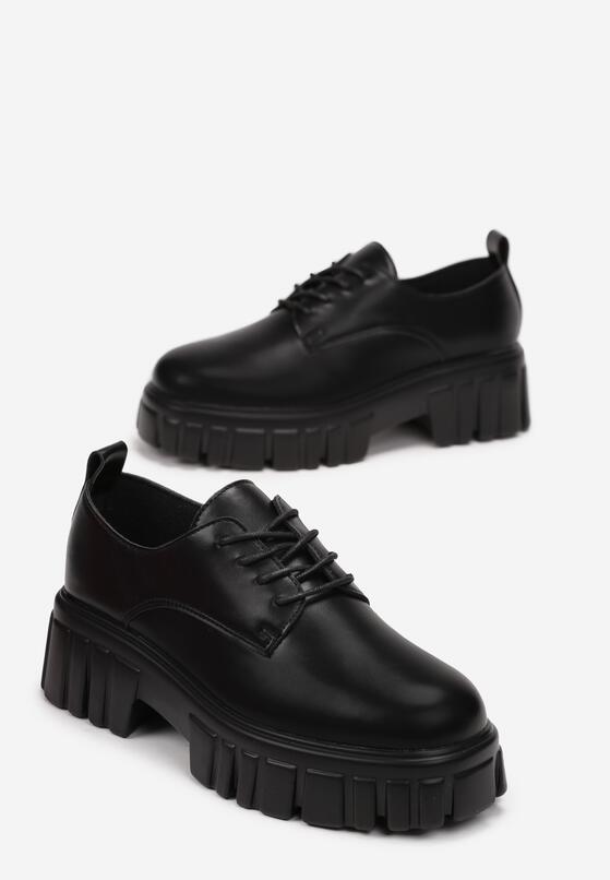 Czarne Półbuty Lentula 4