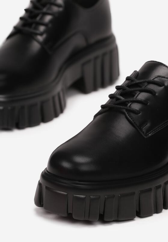 Czarne Półbuty Lentula 5