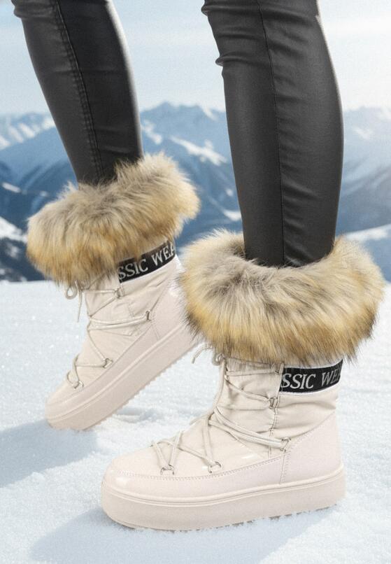 Beżowe Śniegowce Plotia 1