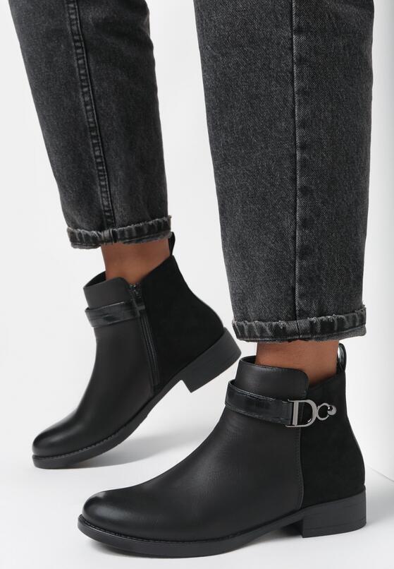 Czarne Botki Altenio 1