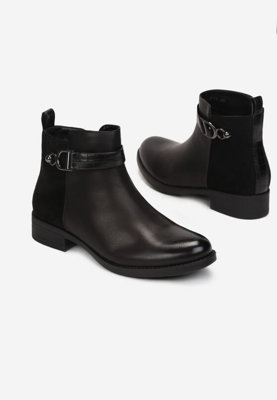 Czarne Botki Altenio 4
