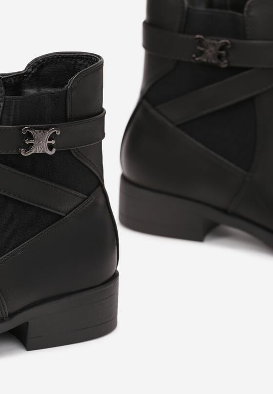 Czarne Botki Chrisanne 5
