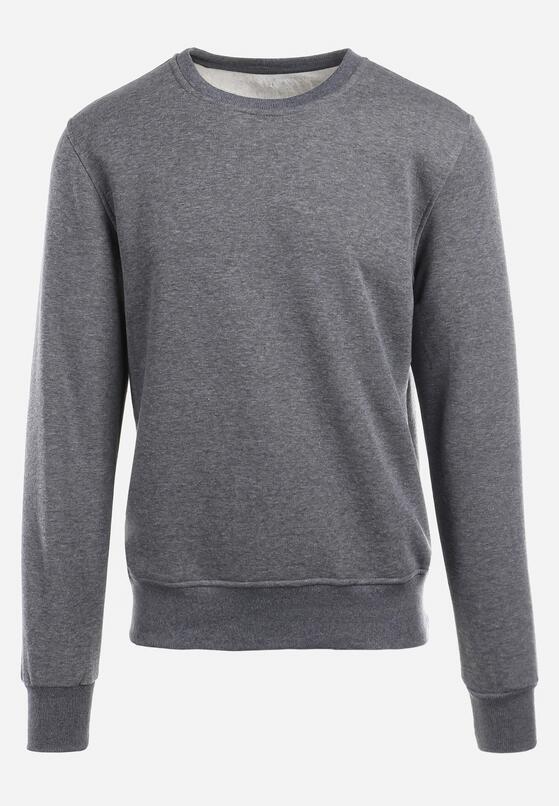 Ciemnoszara Bluza Nierozpinana Basic Verda 6