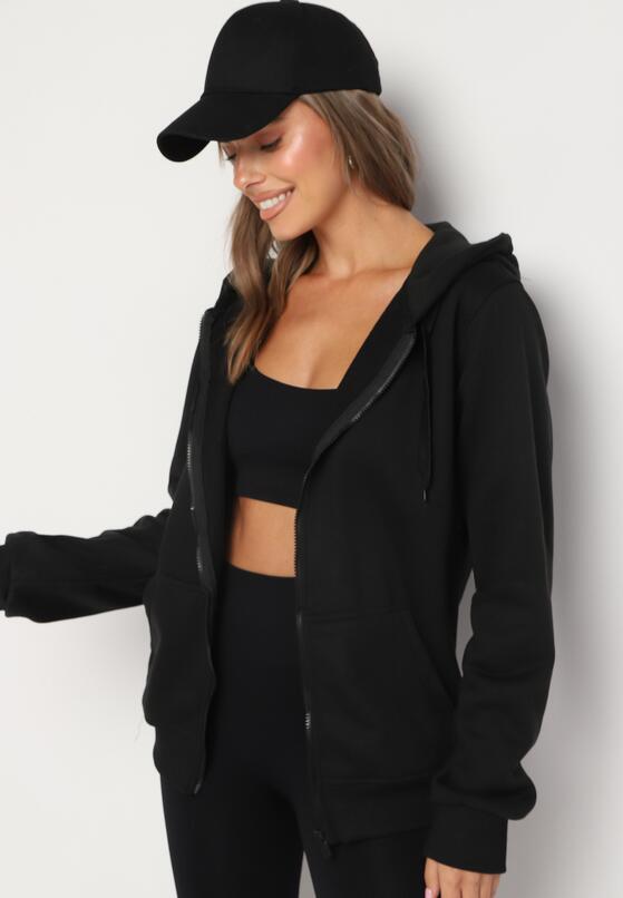Czarna Bluza z Kapturem Gorgo 5