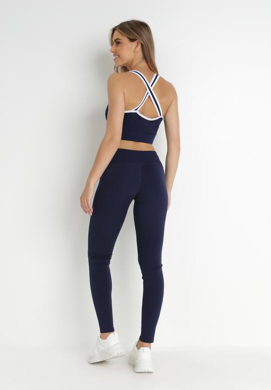 Tengerész kék Fitness szett 3