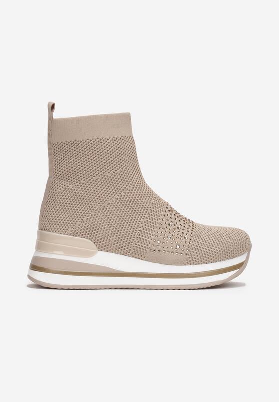 Beżowe Sneakersy Coraly 3