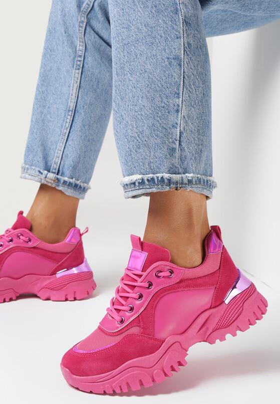Różowe Sneakersy Achonia 2