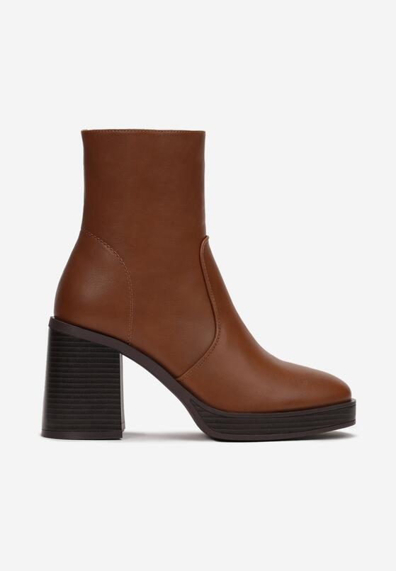 Brązowe Botki Kinet 3