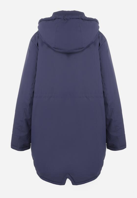 Granatowa Kurtka Parka Hiza 7