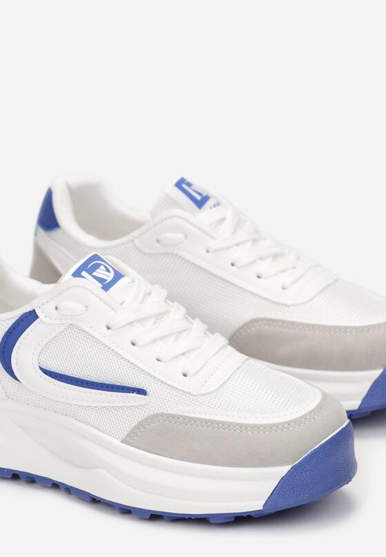 Sneakers Alb cu Albastre 5