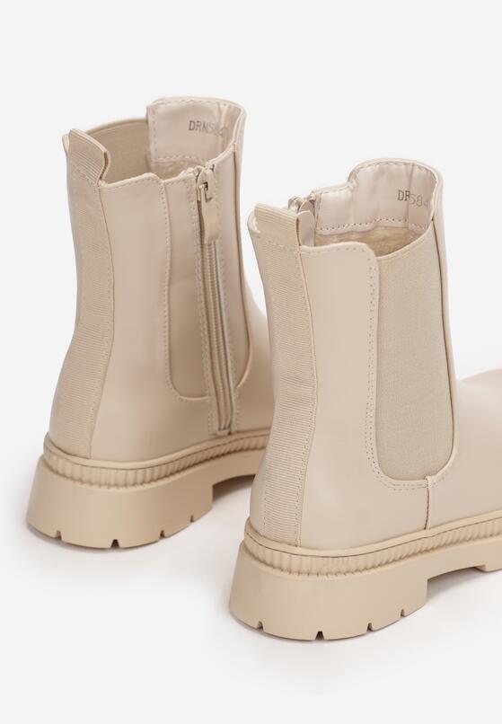 Beżowe Botki Verdraia 3