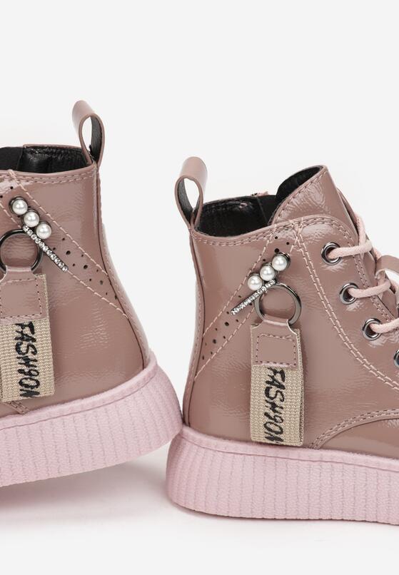 Różowe Botki Thelamephon 3