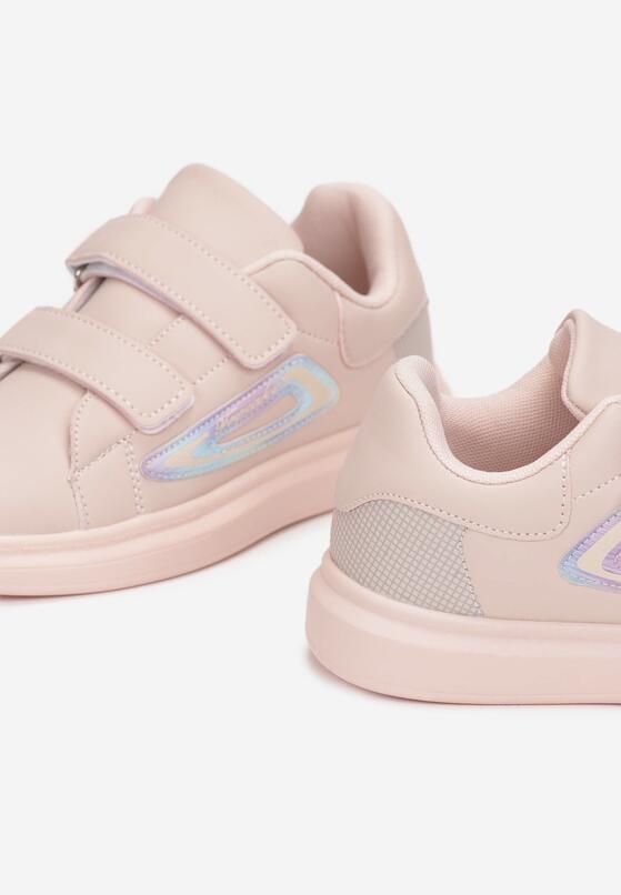 Ciemnoróżowe Buty Sportowe Mosos 3