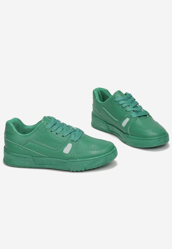 Zielone Buty Sportowe Sznurowane Iomare 4