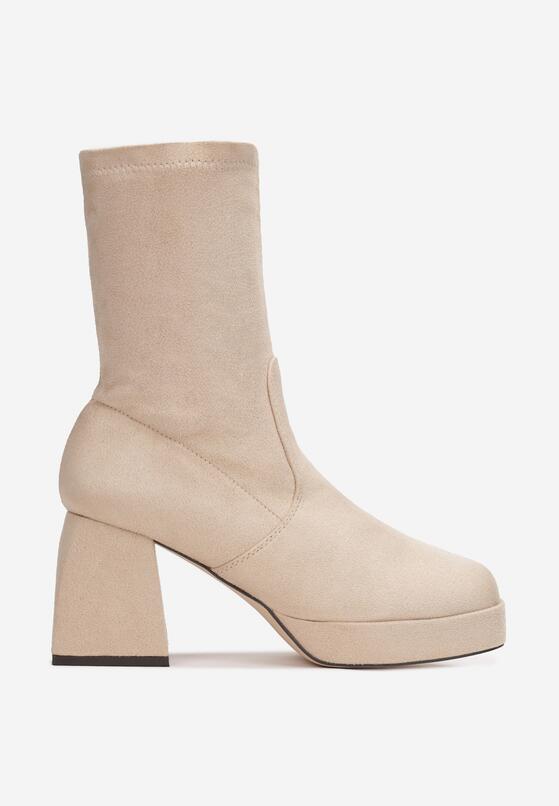 Beżowe Botki Stonilae 3
