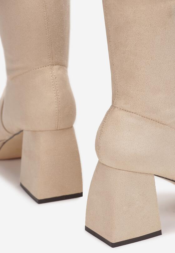 Beżowe Botki Stonilae 5