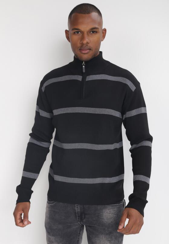 Czarny Golf z Suwakiem Dreanoid 1